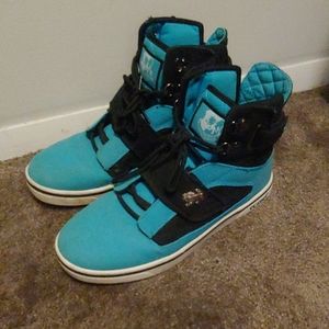 Vlado blue high top sneakers